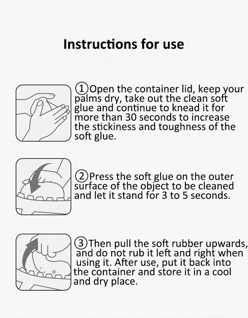 Cleaning Soft Rubber Dust Removal Cleaning Mud Sticking and Dust Remover
