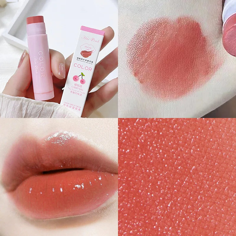 Colored moisturizing lip balm lipstick moisturizing