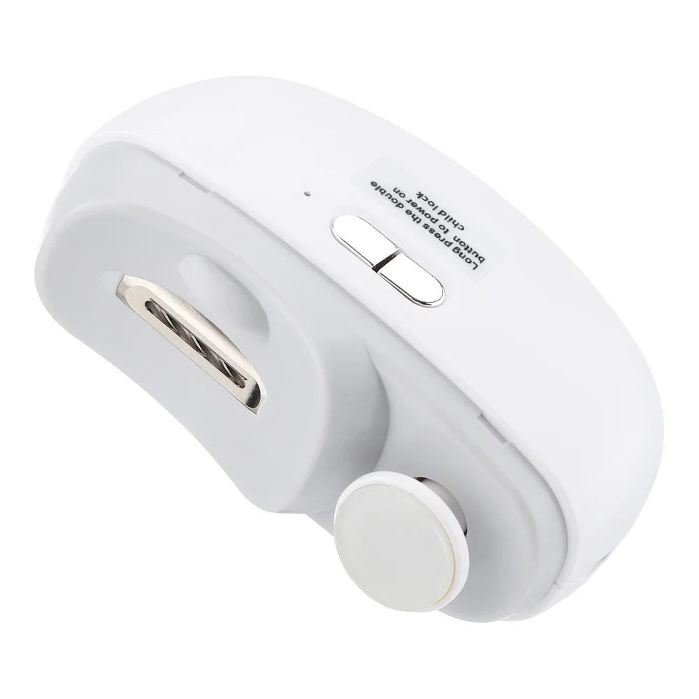 Electric Nail Clippers With Light Automatic Anicure Trimmer