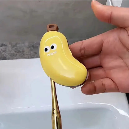 Portable Banana Shape Toothbrush Case Cap Brush Protect 2in1