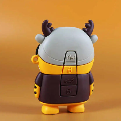 Cute Tiger Dinosaur Panda Car Key Covers Accessories