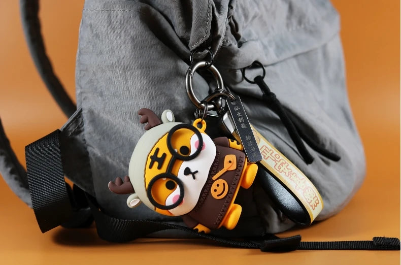 Cute Tiger Dinosaur Panda Car Key Covers Accessories