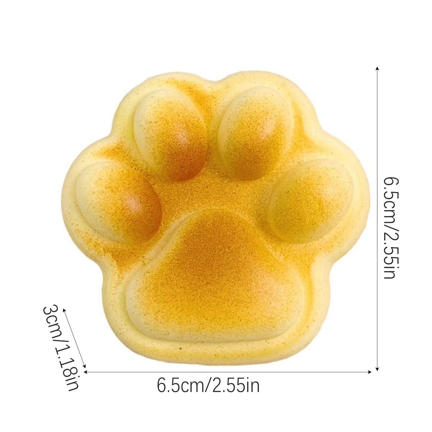 Cat Paw Squeeze Toy  Large Squeeze Cat Paw Toys Silicone PVC  Toys Sticky Soft Pinching  Decompressing Toy for Stress Relief