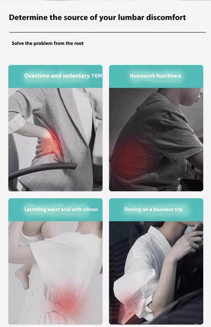 Waist Pad Office Memory Sponge Breathable Long Sitting Without Tiring