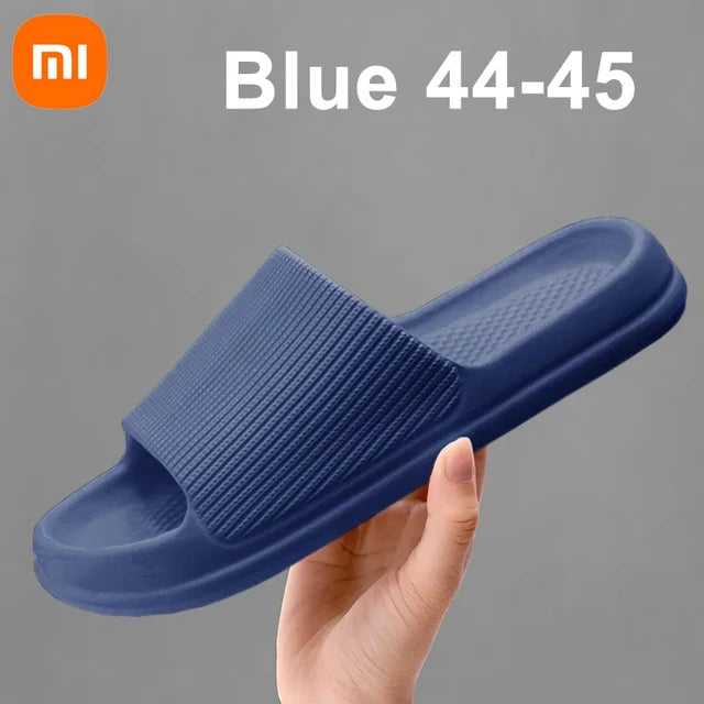Xiaomi Fashion Men's Women's Sandals Anti-Slip Wear-Resistant EVA Thick Sole Comfortable Home Slippers Bathroom Bath Flip-Flops