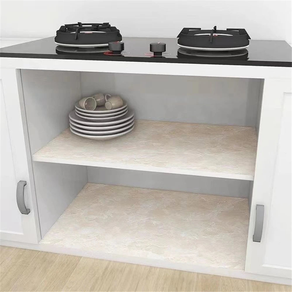 Marble Kitchen Oil-Proof Film Stove Waterproof Moisture-Proof
