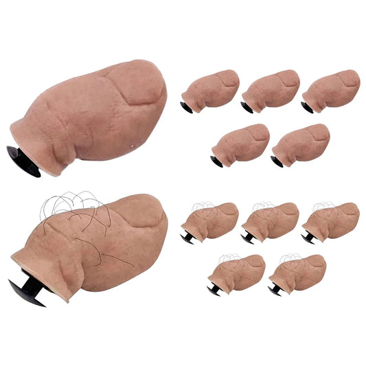 1/5 Pcs Big Toe Croc Charm with Hairy 3D Shoes Toes Charms DIY Shoes Accessories for Women Men DIY Unique Shoe Decoration Charms