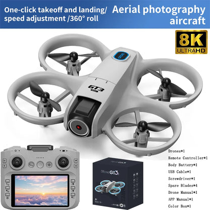 GT3 MAX Mini Drone 5G GPS Professional 8K HD Aerial Photography Remote Control Aircraft HD Dual Camera Quadcopter boy Toys Gifts