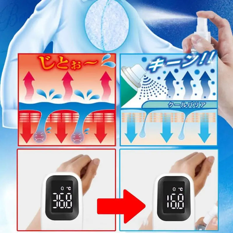 Instant Cooling Spray Automotive Refrigerant