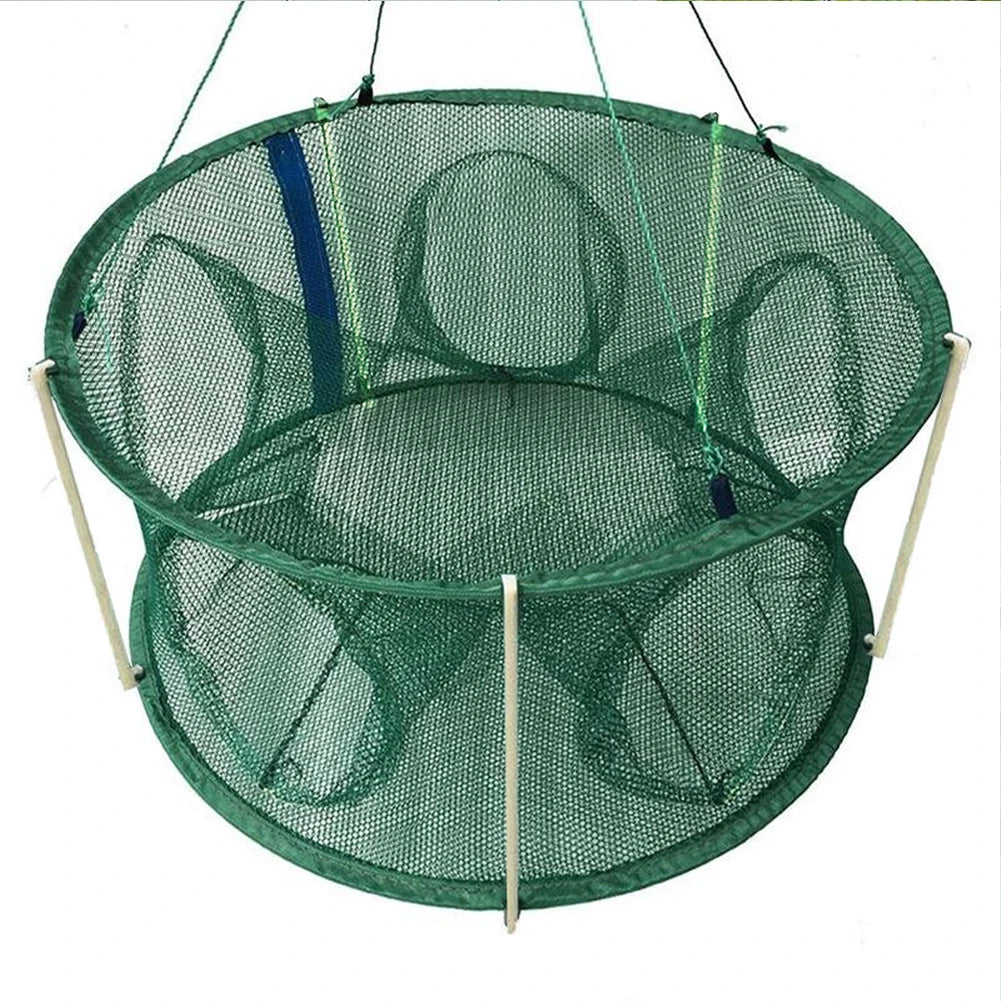 Automatic Fishing Net Shrimp Cage Foldable Fish Crab Trap Cast Fishing Network