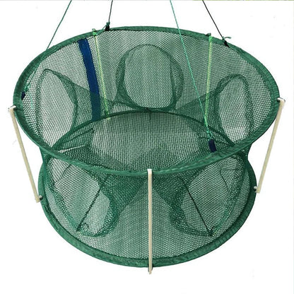 Automatic Fishing Net Shrimp Cage Foldable Fish Crab Trap Cast Fishing Network