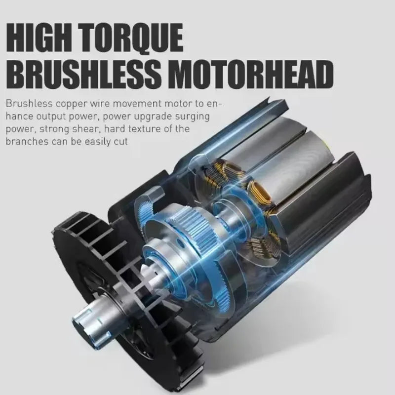 Electric Pruning Scissors Shears Professional Cordless Electric Pruning Battery Powered Tree Branch Pruner Electric Garden Tools