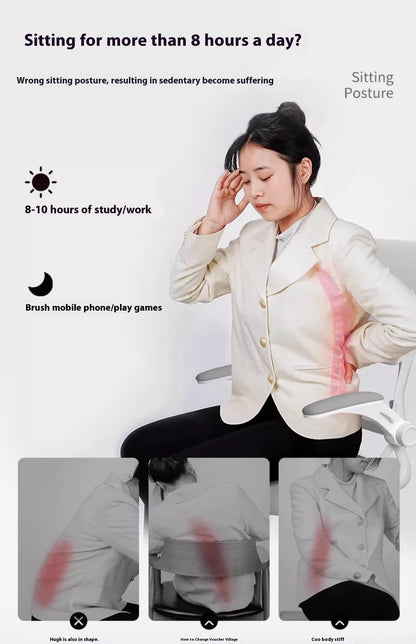 Waist Pad Office Memory Sponge Breathable Long Sitting Without Tiring