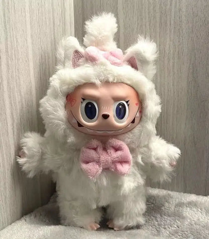 Labubu Skullpanda Mokoko Zimomo Halloween Labubu Keychain Doll Gift for everyone