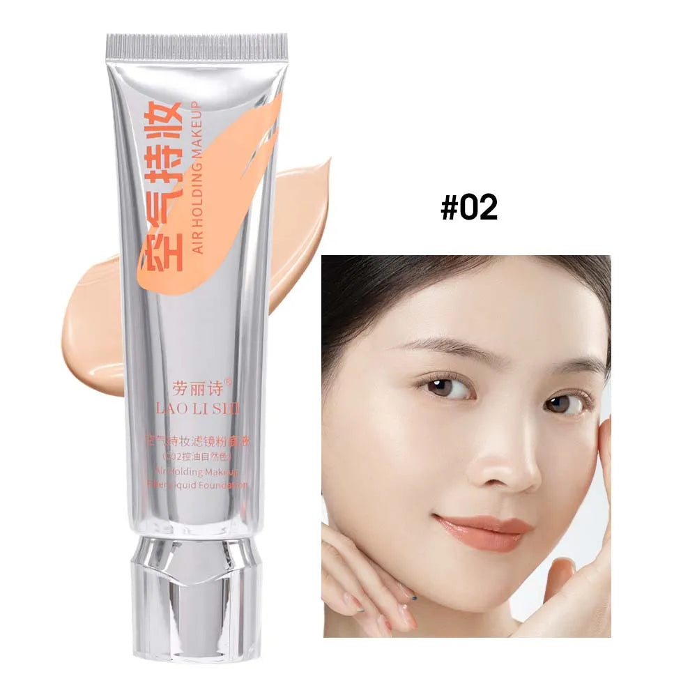 Long-lasting Liquid Foundation Smooth Texture Moisturizing Cover Acne Dark Circles Foundation Brightening Face Concealer Makeup
