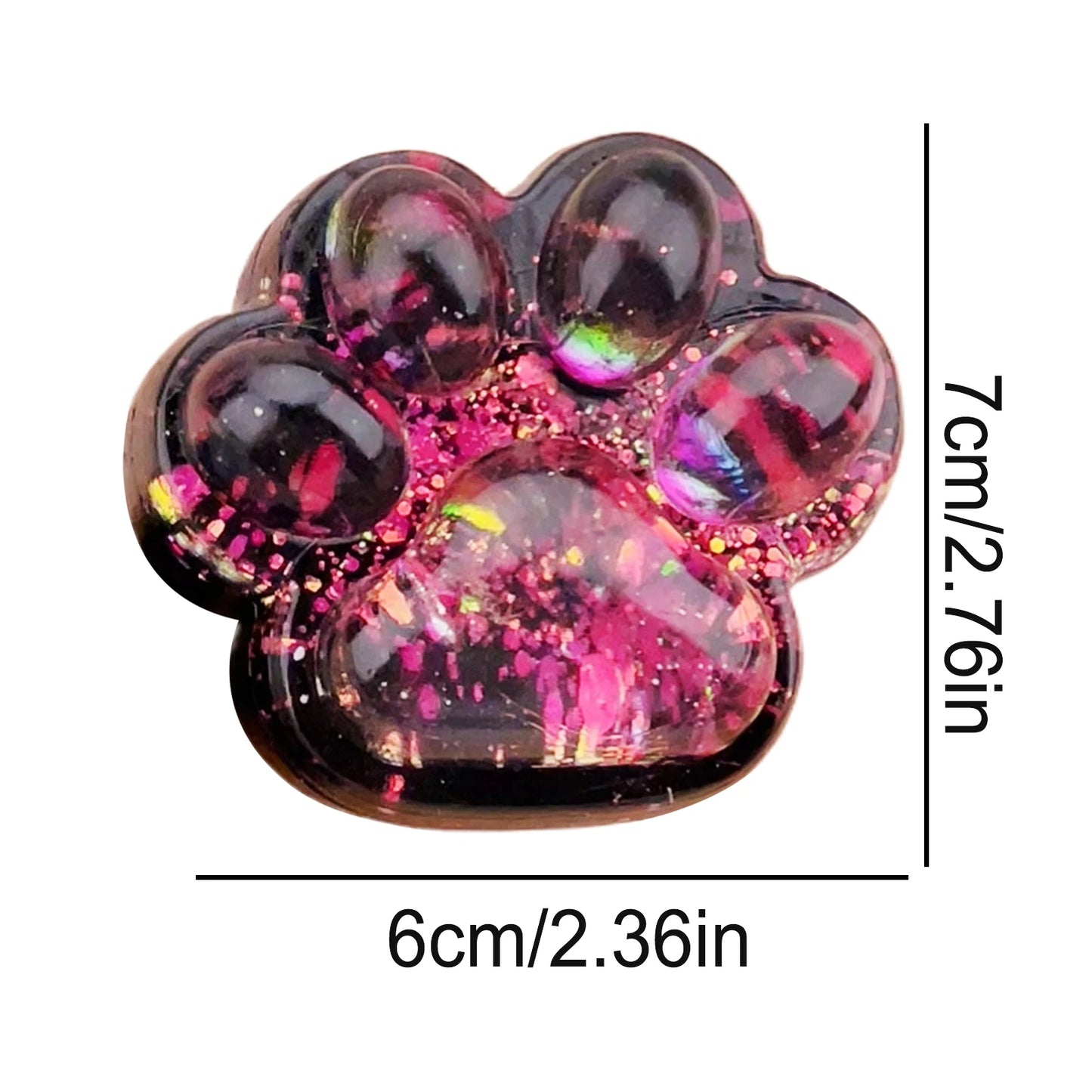 Cat Paw Squeeze Toy  Large Squeeze Cat Paw Toys Silicone PVC  Toys Sticky Soft Pinching  Decompressing Toy for Stress Relief