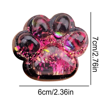 Cat Paw Squeeze Toy  Large Squeeze Cat Paw Toys Silicone PVC  Toys Sticky Soft Pinching  Decompressing Toy for Stress Relief