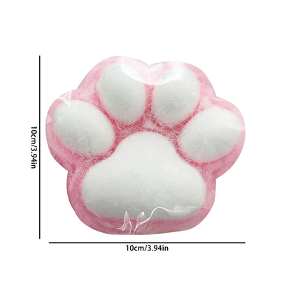 Cat Paw Squeeze Toy  Large Squeeze Cat Paw Toys Silicone PVC  Toys Sticky Soft Pinching  Decompressing Toy for Stress Relief