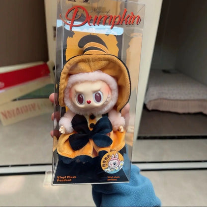 Labubu Skullpanda Mokoko Zimomo Halloween Labubu Keychain Doll Gift for everyone