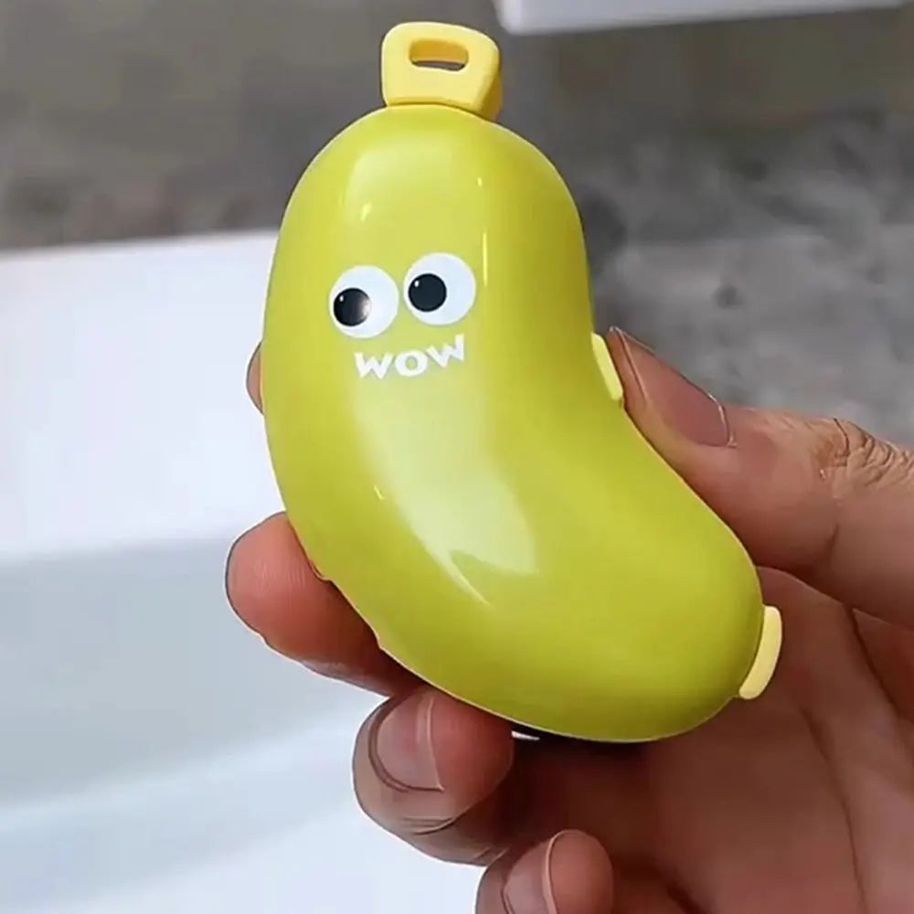 Portable Banana Shape Toothbrush Case Cap Brush Protect 2in1