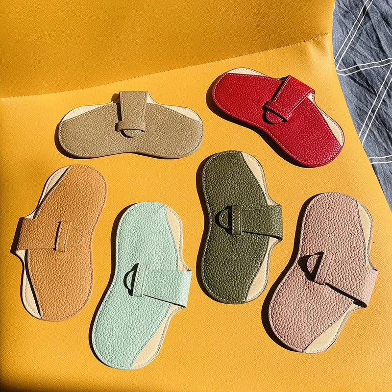 Leather Soft Glasses Bag Fashion Portable Sunglasses Box Bag