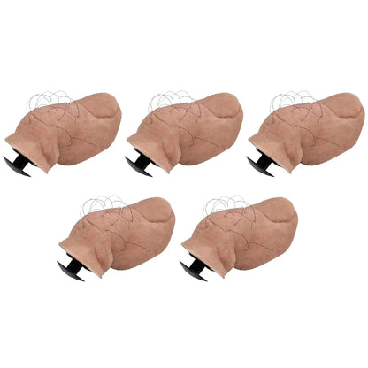 1/5 Pcs Big Toe Croc Charm with Hairy 3D Shoes Toes Charms DIY Shoes Accessories for Women Men DIY Unique Shoe Decoration Charms