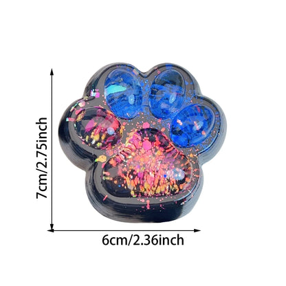 Cat Paw Squeeze Toy  Large Squeeze Cat Paw Toys Silicone PVC  Toys Sticky Soft Pinching  Decompressing Toy for Stress Relief