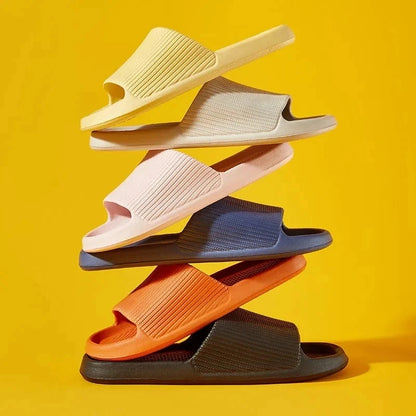 Xiaomi Fashion Men's Women's Sandals Anti-Slip Wear-Resistant EVA Thick Sole Comfortable Home Slippers Bathroom Bath Flip-Flops