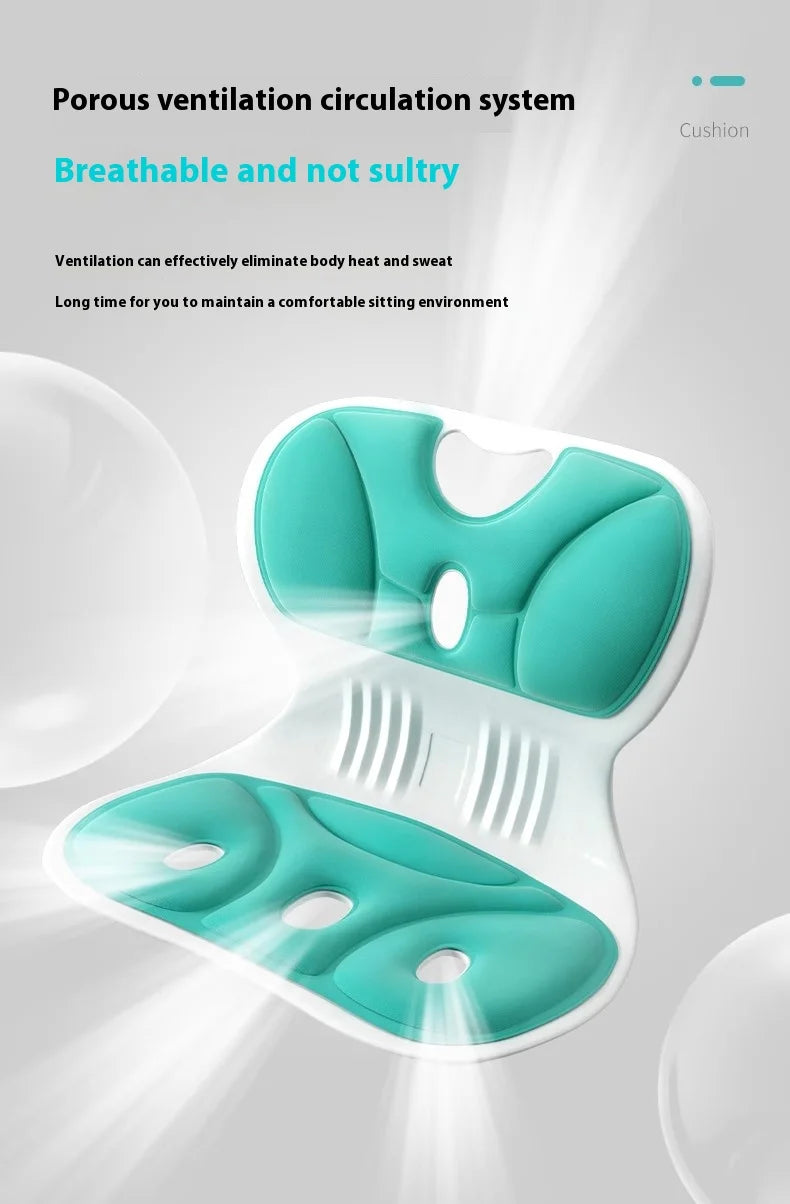 Waist Pad Office Memory Sponge Breathable Long Sitting Without Tiring