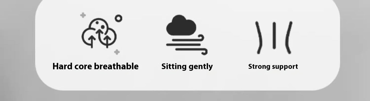 Waist Pad Office Memory Sponge Breathable Long Sitting Without Tiring