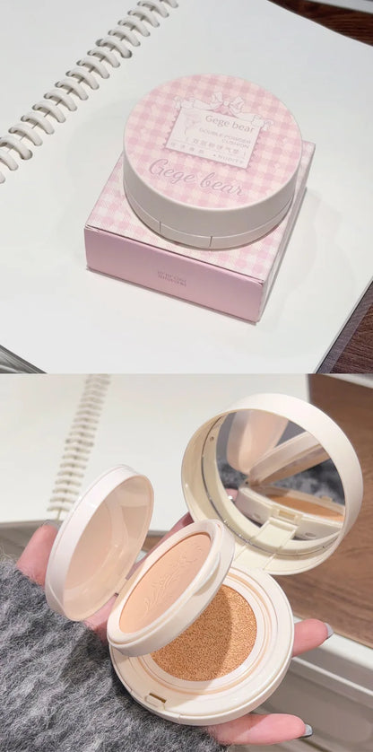 Matte Face Pressed Powder Oil Control Natural Full Coverage Moisturizing