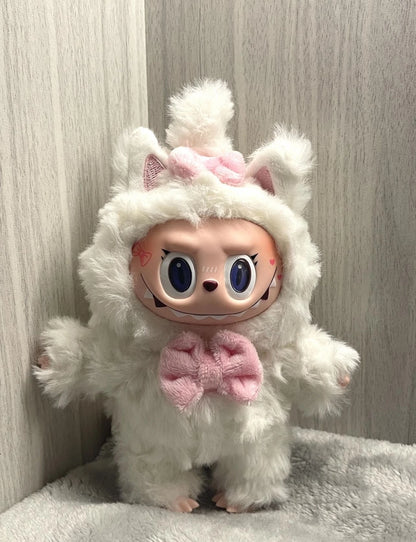Labubu Skullpanda Mokoko Zimomo Halloween Labubu Keychain Doll Gift for everyone