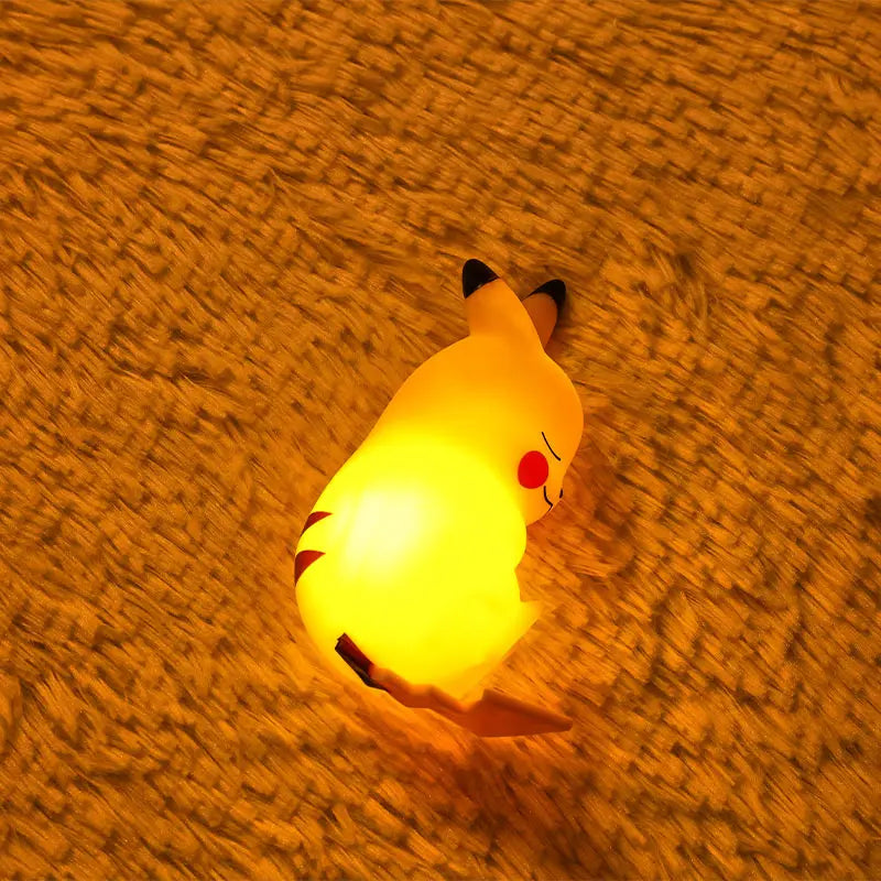 Pokemon Pikachu Night Light Glowing Pokemon Pikachu Cute Bedside Lamp