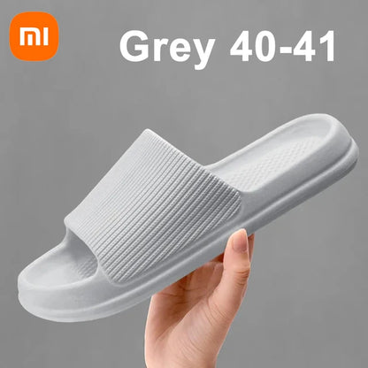 Xiaomi Fashion Men's Women's Sandals Anti-Slip Wear-Resistant EVA Thick Sole Comfortable Home Slippers Bathroom Bath Flip-Flops
