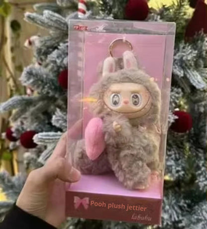 Labubu Skullpanda Mokoko Zimomo Halloween Labubu Keychain Doll Gift for everyone