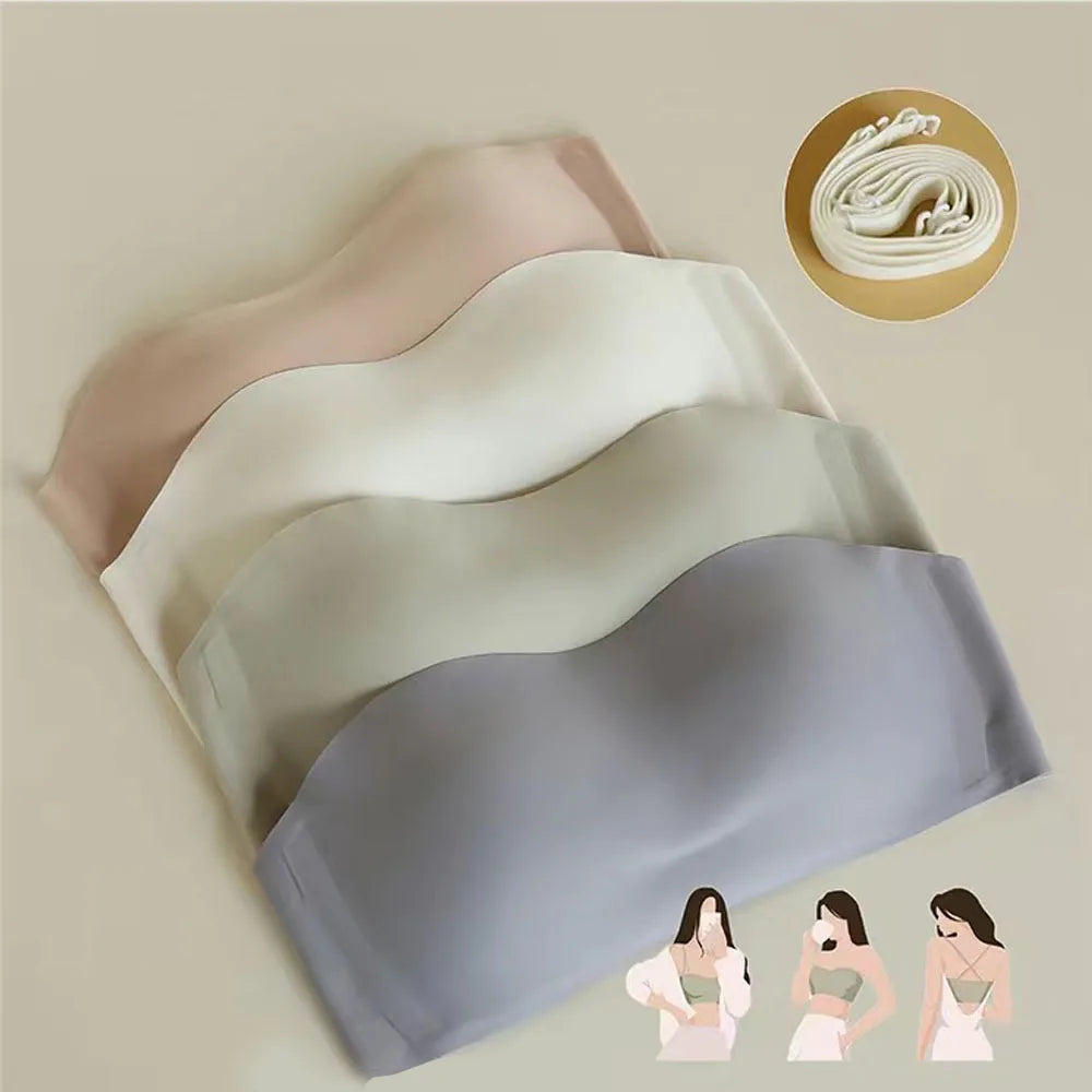 Strapless Bra Women Underwear seamless Push Up Bra Invisible Women's Bra
