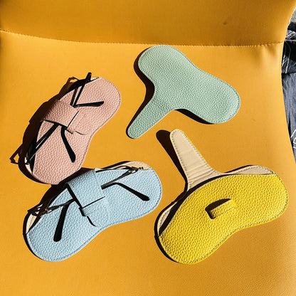 Leather Soft Glasses Bag Fashion Portable Sunglasses Box Bag