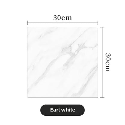 10/20/40PCS Simulated Thick Marble Tile Wall Sticker PVC Waterproof Self-adhesive Living Room Toilet Kitchen Home Floor Sticker