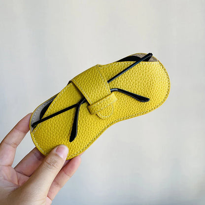 Leather Soft Glasses Bag Fashion Portable Sunglasses Box Bag