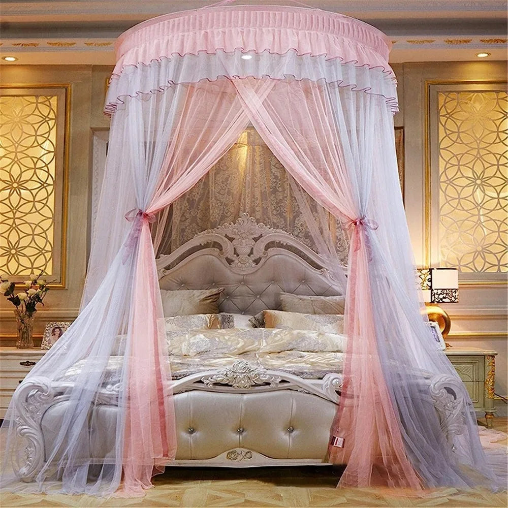Mosquito Net Dome Princess Bed Canopy Lace Mosquito Net