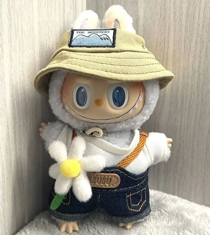 Labubu Skullpanda Mokoko Zimomo Halloween Labubu Keychain Doll Gift for everyone