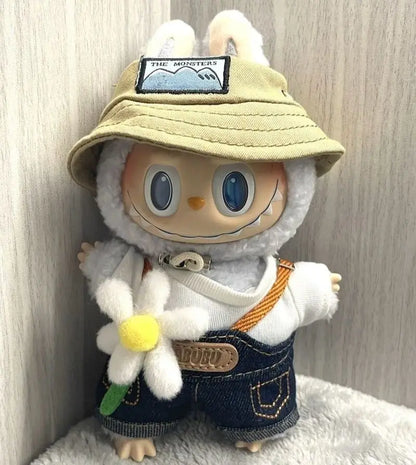 Labubu Skullpanda Mokoko Zimomo Halloween Labubu Keychain Doll Gift for everyone