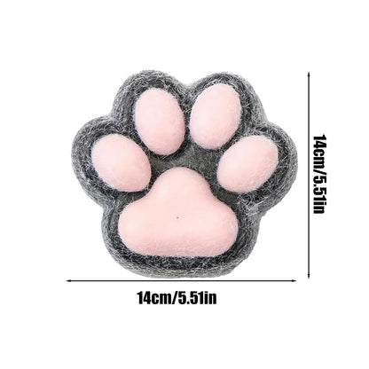 Cat Paw Squeeze Toy  Large Squeeze Cat Paw Toys Silicone PVC  Toys Sticky Soft Pinching  Decompressing Toy for Stress Relief
