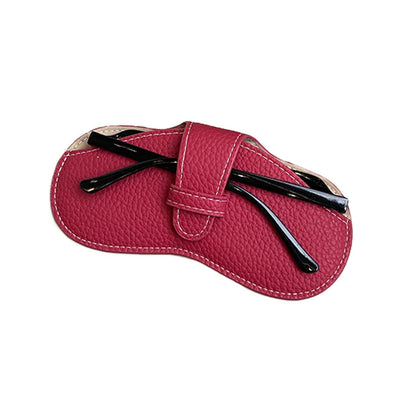 Leather Soft Glasses Bag Fashion Portable Sunglasses Box Bag