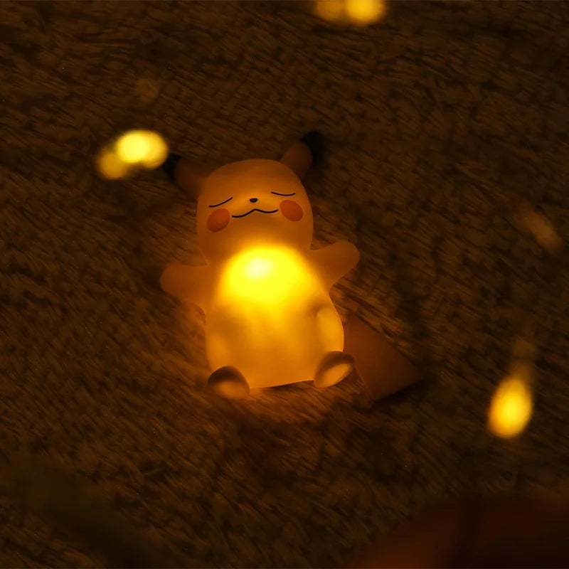 Pokemon Pikachu Night Light Glowing Pokemon Pikachu Cute Bedside Lamp