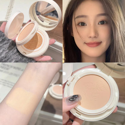 Matte Face Pressed Powder Oil Control Natural Full Coverage Moisturizing