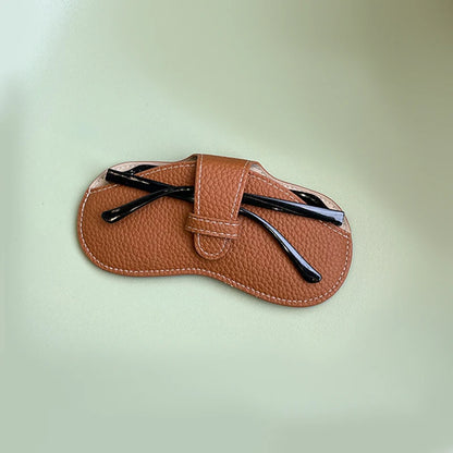 Leather Soft Glasses Bag Fashion Portable Sunglasses Box Bag