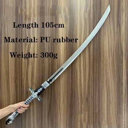 Nier: Automata 2B Cosplay Katana Weapon Props Sword Game Cosplay Weapons Sliver And Golden Wooden Halloween Prop