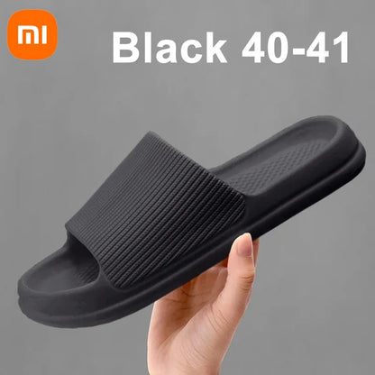 Xiaomi Fashion Men's Women's Sandals Anti-Slip Wear-Resistant EVA Thick Sole Comfortable Home Slippers Bathroom Bath Flip-Flops