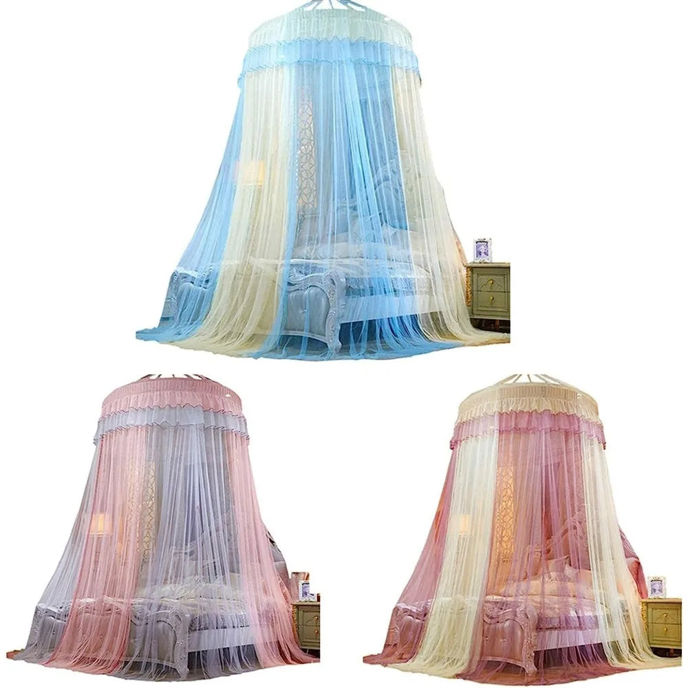Mosquito Net Dome Princess Bed Canopy Lace Mosquito Net